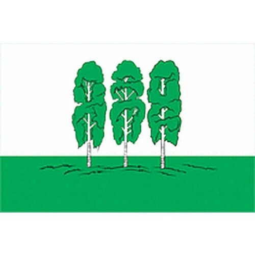 Флаг Берёзовского района. Размер 135x90 см.