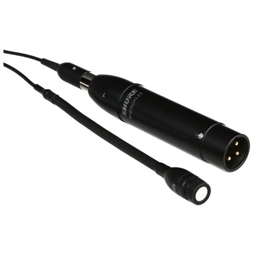 Shure MX202/C, разъем: XLR 3 pin (M), черный