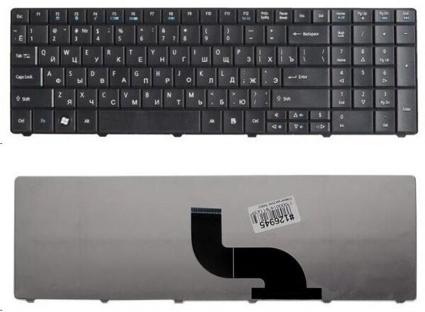 Клавиатура для ноутбука Acer Aspire E1-531, E1-571; TravelMate P253, P453 черная