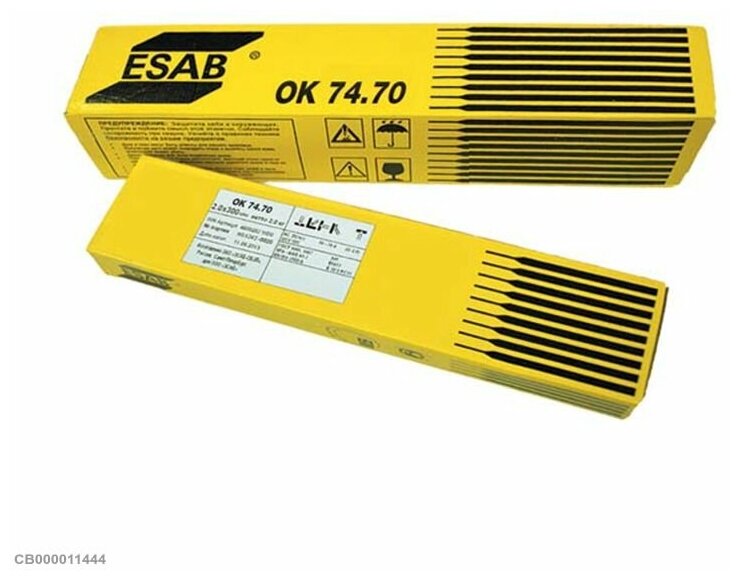 Электроды ESAB OK 74.70, диам. 4,0x450 мм (6кг) - фотография № 3