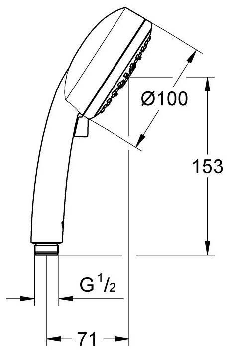 Душ ручной Grohe - фото №18