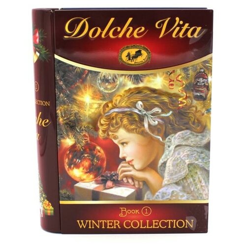 Чай черный Dolche Vita подарочная книга Волшебная ночь, гвоздика, апельсин, ваниль, корица, 100 г