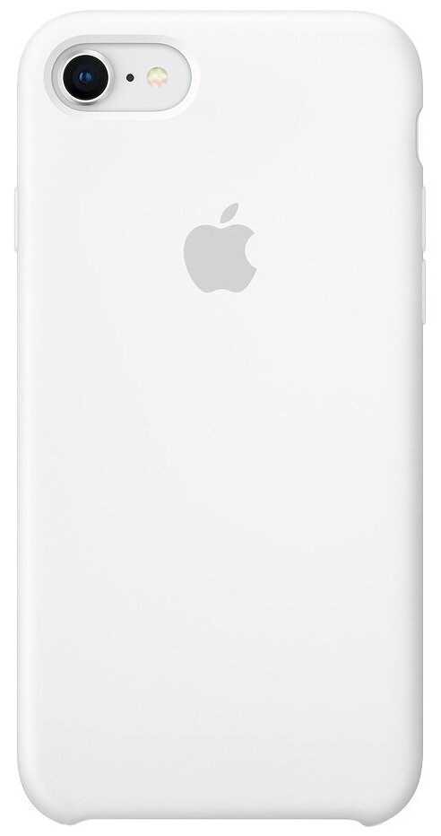 Чехол силиконовый Apple iPhone 8 Silicone Case White (Белый) MQGL2ZM/A