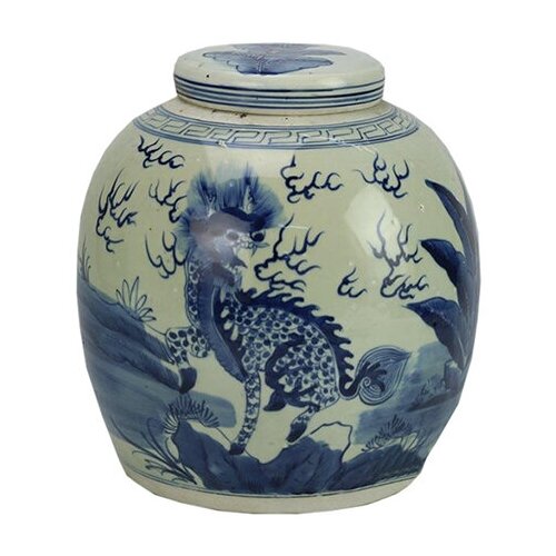 Ваза Roomers Furniture Blue/White, RZFZ05-E