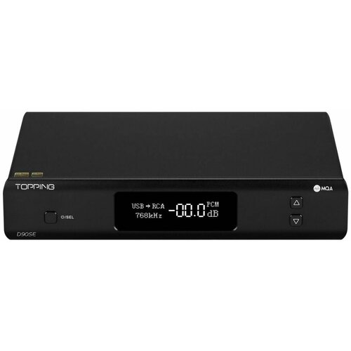 Звуковая карта, усилитель и ЦАП Topping D90SE MQA black 2019 new xmos xu208 usb digital interface support dsd512 pcm768k