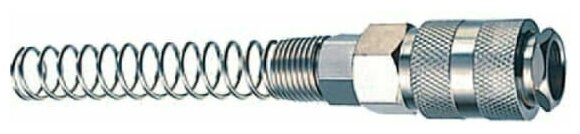 Соединитель разъемный рапид пружинка для шланга (6x8 мм)