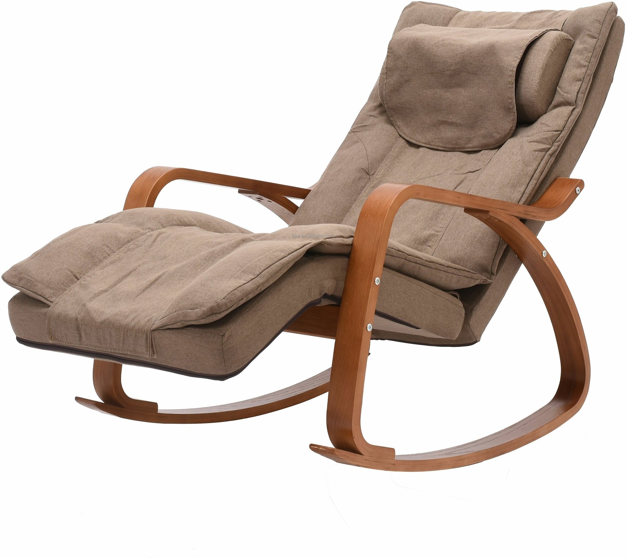 Массажное кресло качалка с функцией подогрева, вес 20 кг, цвет коричневый - фотография № 12