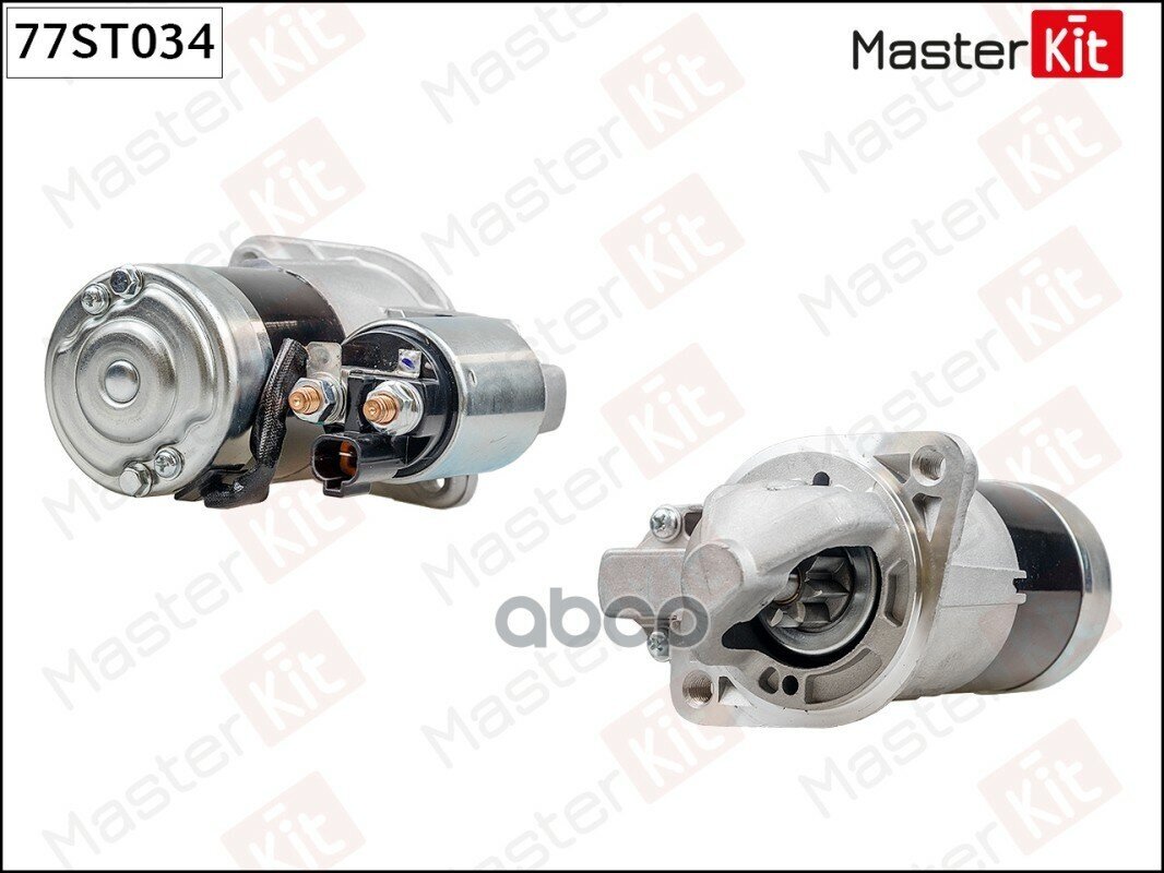 Стартер 12V 1,2 Kw MasterKit арт. 77ST034