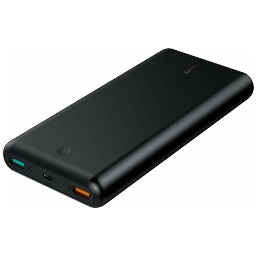 фото Аккумулятор aukey 55 ватт, usb-c power delivery 3.0 45 ватт на вход и выход + 2usb 20100 mah