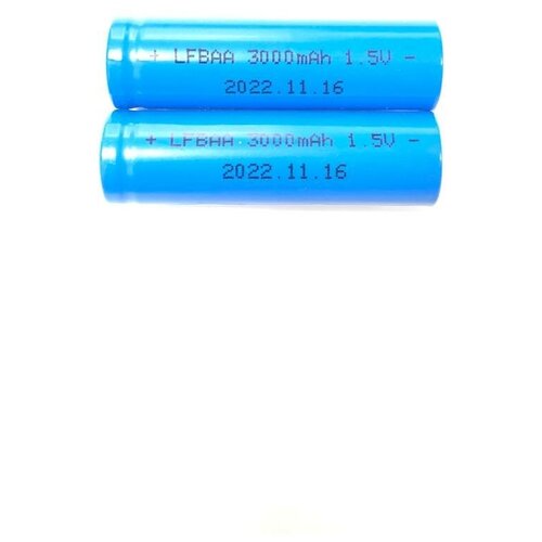 Батарейка Bonrex Lithium LFB AA (FR06) 1.5В, 3000мАч, 2 штуки.