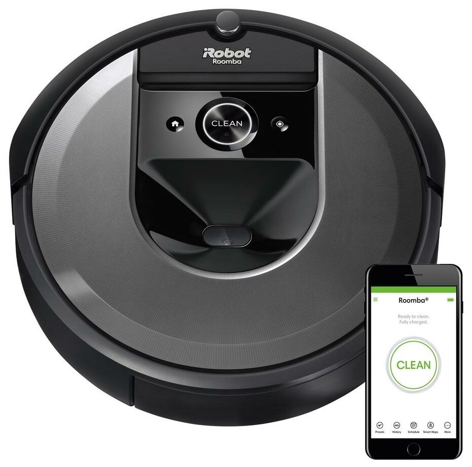 Робот-пылесос iRobot Roomba i7, черный