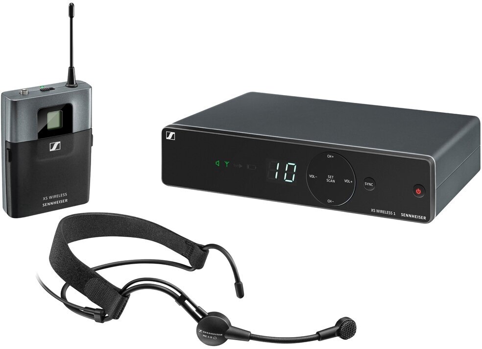 Sennheiser XSW 1-ME3-B Беспроводная радиосистема с головным микрофоном