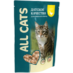 Корм для кошек ALL CATS 25 шт. Пауч с курицей 0.085 кг - изображение