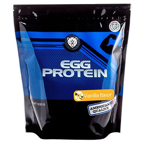 Протеин RPS Nutrition Egg Protein, 500 гр., ваниль протеин rps nutrition egg protein 2268 гр ваниль