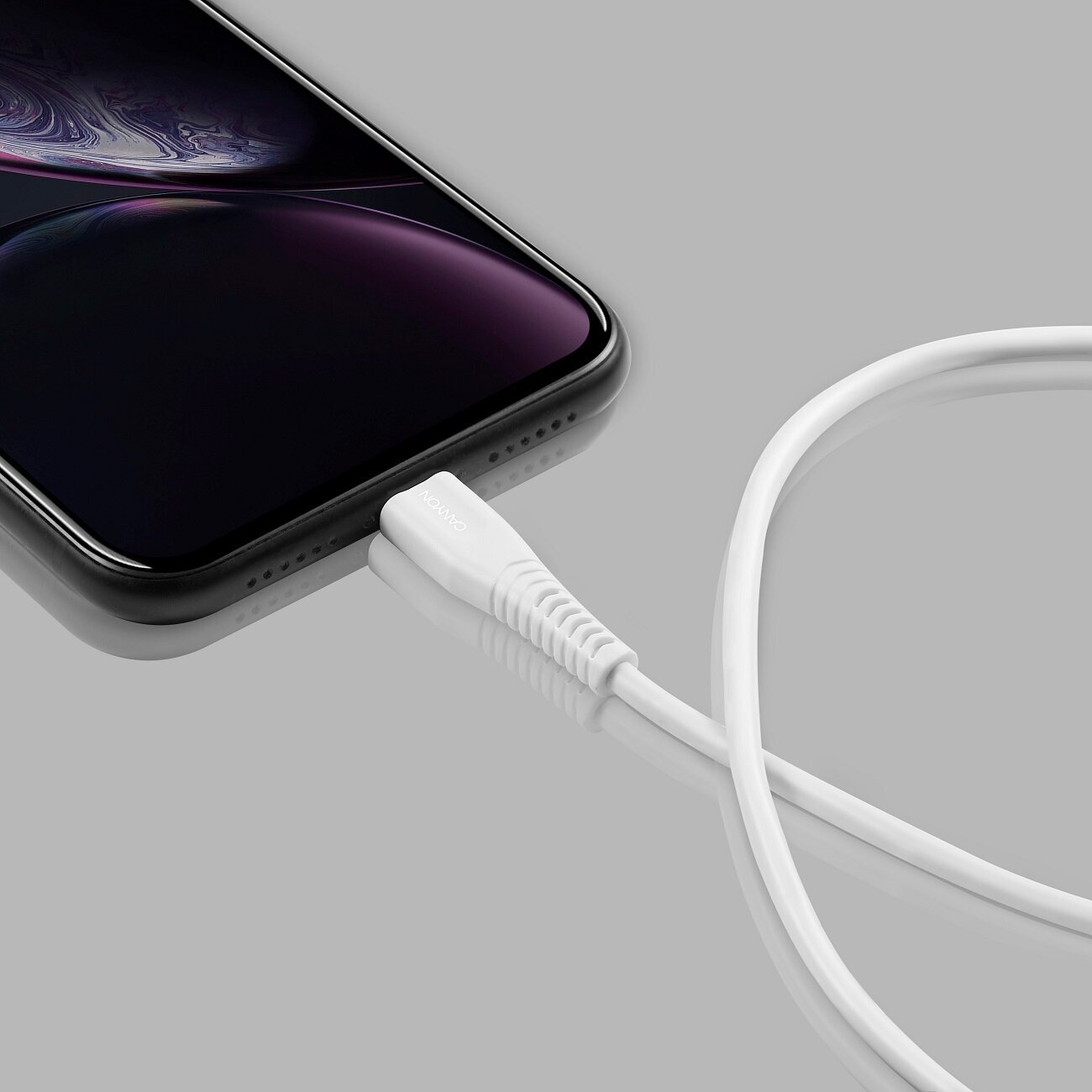 Кабель Canyon 1.2м MFI USB Type-C/Lightning Black - фото №6