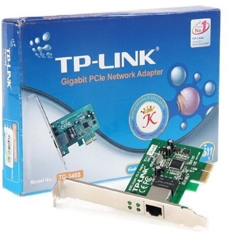 Сетевая карта TP-LINK TG-3468 1xRJ-45, 1 Гбит/с, PCI-E, 32 бит (TG-3468) - фотография № 10