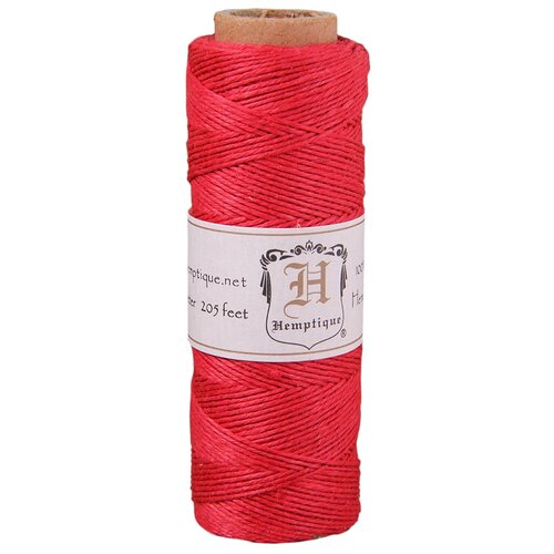 Hemptique HS10CO, 5 мм62.5 м, red hemptique hs10co blue 62 5 м