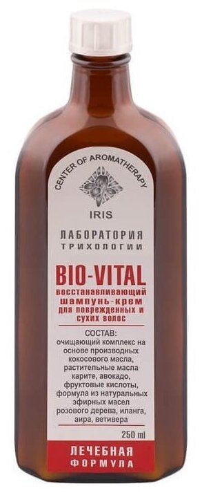 Шампунь-крем восстанавливающий Bio-vital, 250 мл, Центр Ароматерапии Ирис