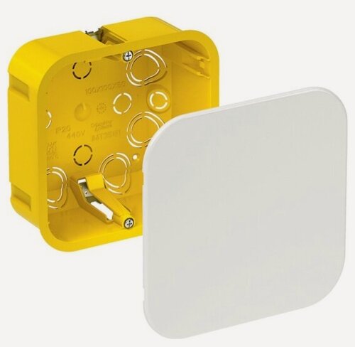 Изображение товара Коробка распределительная Systeme Electric (schneider Electric) SCHNEIDER ELECTRIC СП 100х100х50мм для гипсокартона, IMT35161