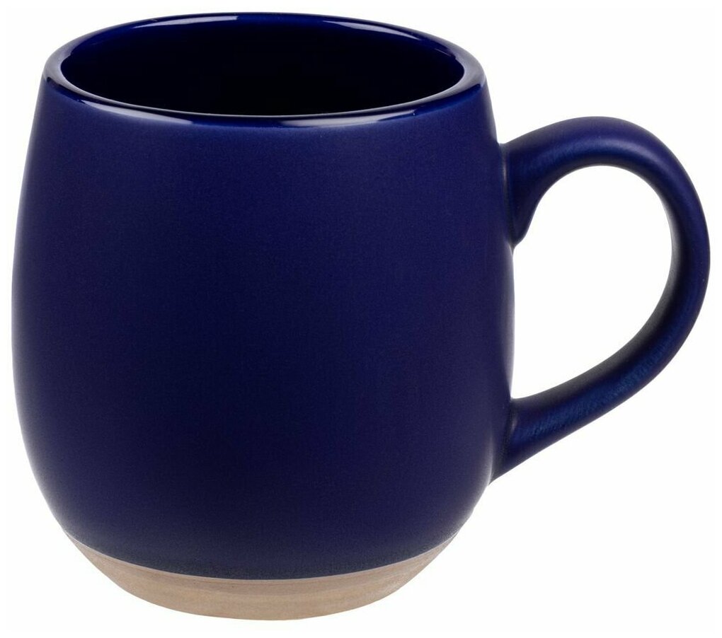 Кружка чашка кофейная для чая большая кружка Chubby 480 мл синяя