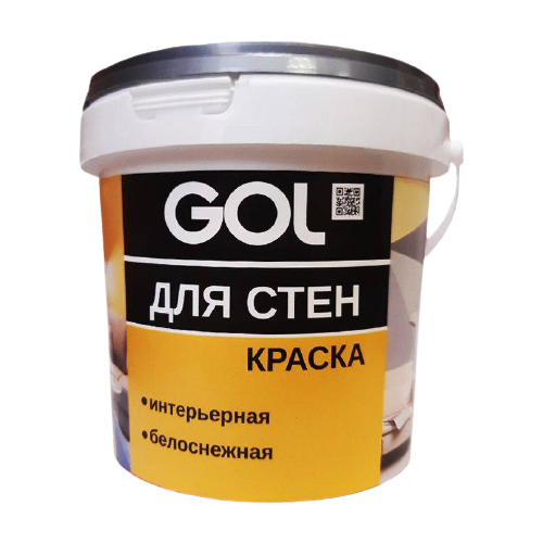 Краска GOL 6,5 кг акриловая для стен ВД-АК-1180