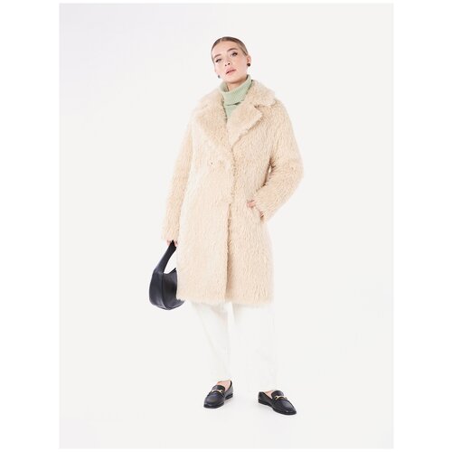 Пальто  Zarya MODY, демисезон/зима, силуэт прямой, размер 48, серый