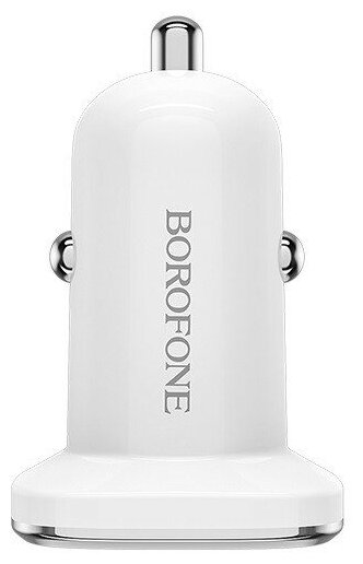 Сетевое зарядное устройство Borofone BZ12A Lasting Power, USB, 3A, белый Noname - фото №2