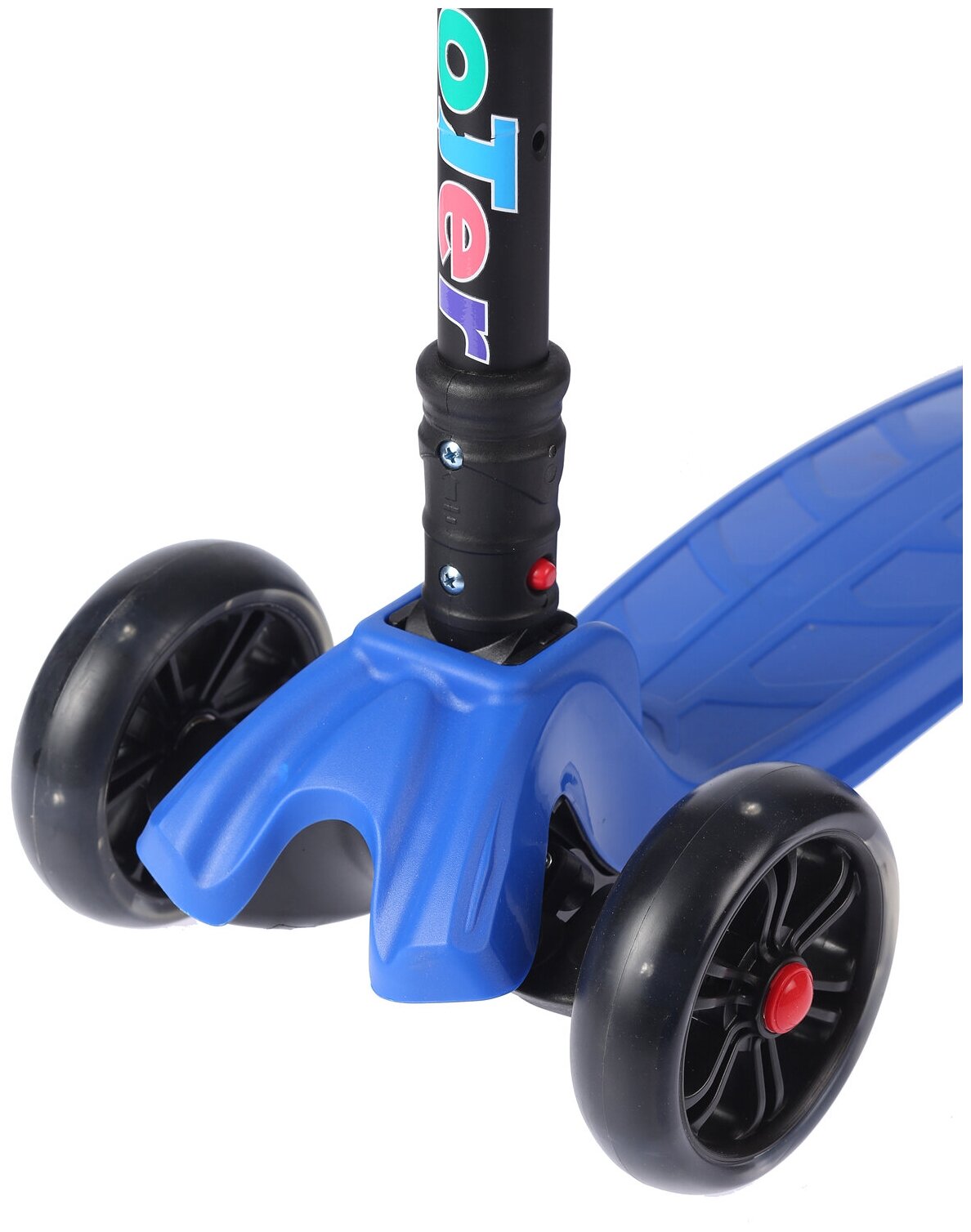Трехколесный складной самокат Scooter MAXI синий