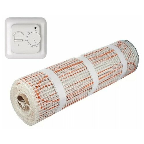 Теплый пол под плитку 15 м2 регулятор 2630₽