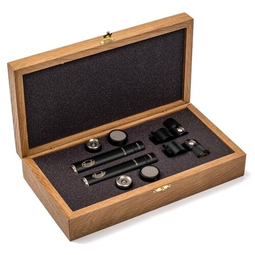 0121222 МК-012-01-Ч-ФДМ-С Микрофон конденсаторный студийный стереопара в ФДМ2-04 черный Октава 4480000₽