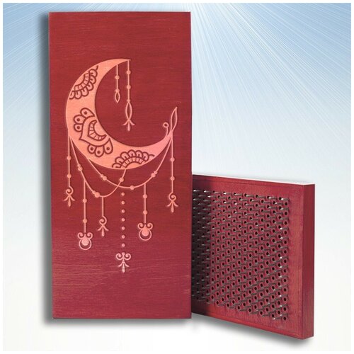 фото Доска садху с динамическими гвоздями, узоры месяц - 1175 красная goodwood