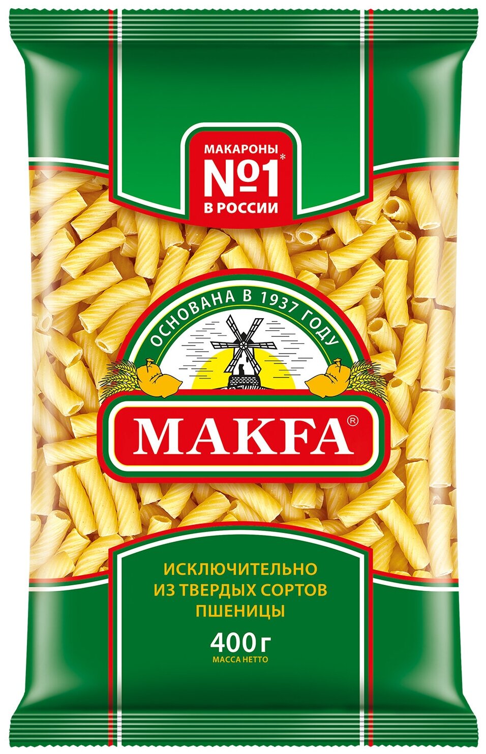 Makfa Макаронные изделия Рожки, 400 г, 5 шт