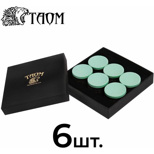 мел taom soft chalk зеленый в индивидуальной упаковке 2 шт Мел для бильярда Taom Chalk Snooker 2.0 Green в коробке, 6 шт.