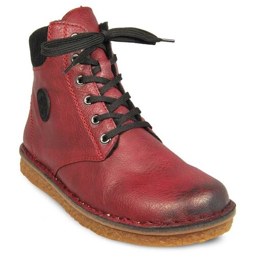 фото Ботинки rieker , размер 38 , бордовый