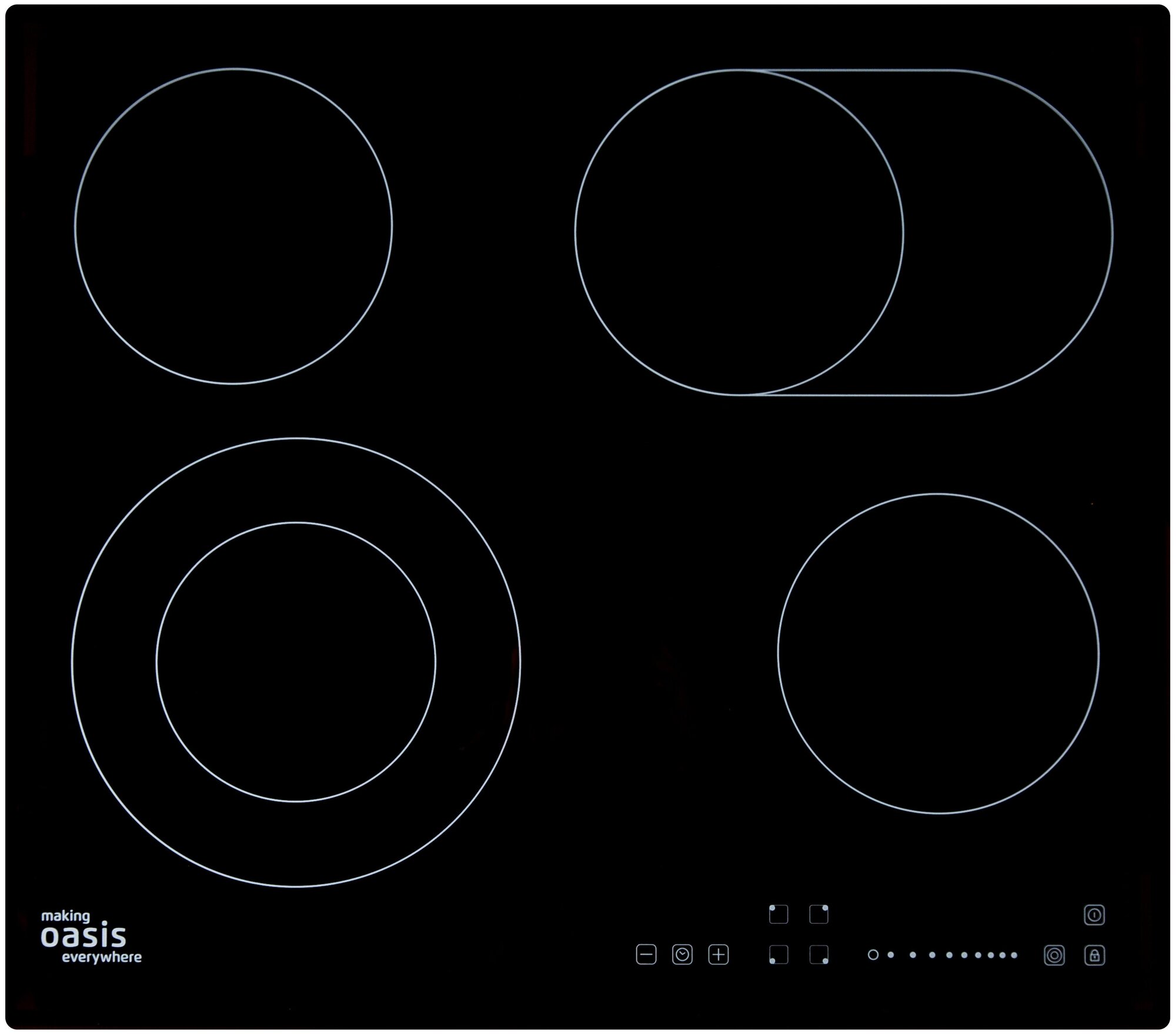 Электрическая варочная панель Oasis P-SBU (M) (Черный)