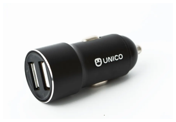 АЗУ UNICO 2 USB 2.4A Black (CC2USBUNC)