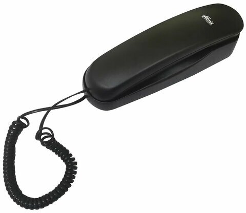 Телефон RITMIX RT-002 black, удержание звонка, тональный/импульсный режим, повтор, черный
