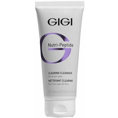 GIGI Пептидный очищающий гель для лица Nutri-Peptide Clearing Cleanser For All Skin Types 200 мл