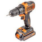 Аккумуляторная дрель-шуруповерт BLACK+DECKER BDCDD186K1B - изображение