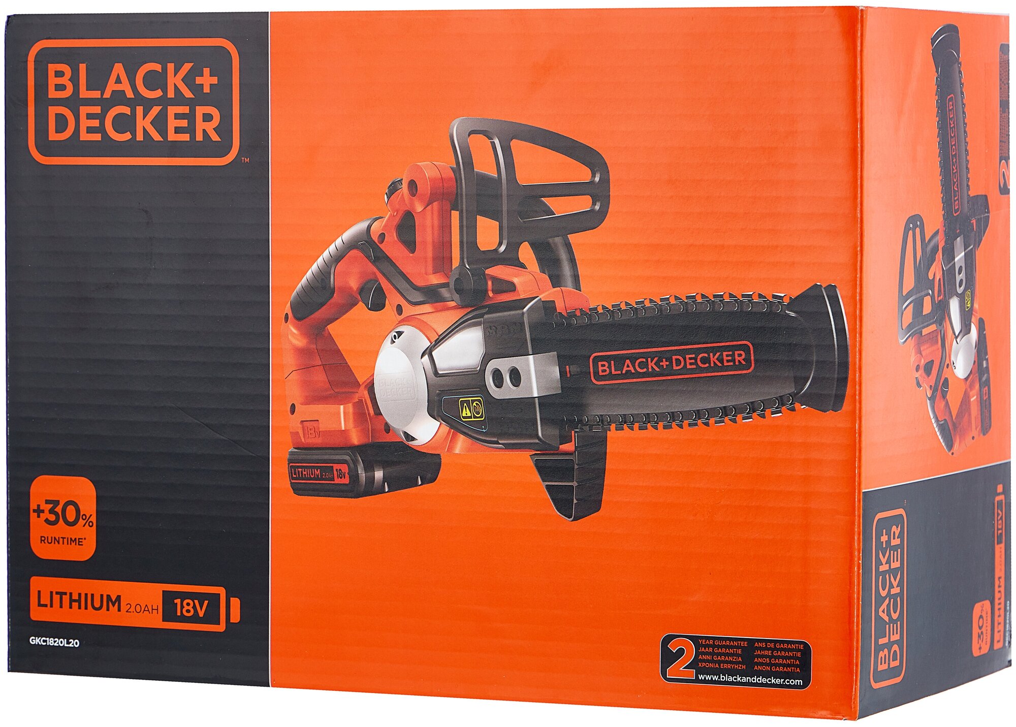 Аккумуляторная пила BLACK+DECKER GKC1820L20 18 В/2 А·ч - фотография № 6