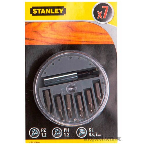 фото Набор бит stanley sta60500-xj, 7 предм.