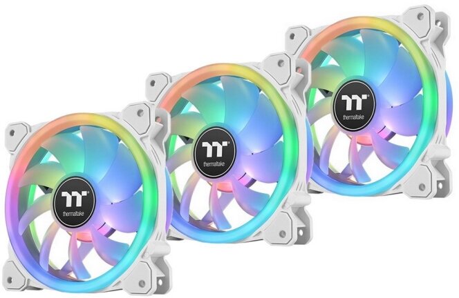 SWAFAN 14 RGB Radiator Fan TT Premium Edition 3 Pack [CL-F138-PL14SW-A] Thermaltake - фото №3