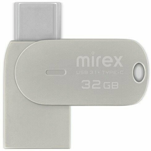 Накопитель USB 3.1 32GB Mirex OTG, Type-C, металл - фото №5