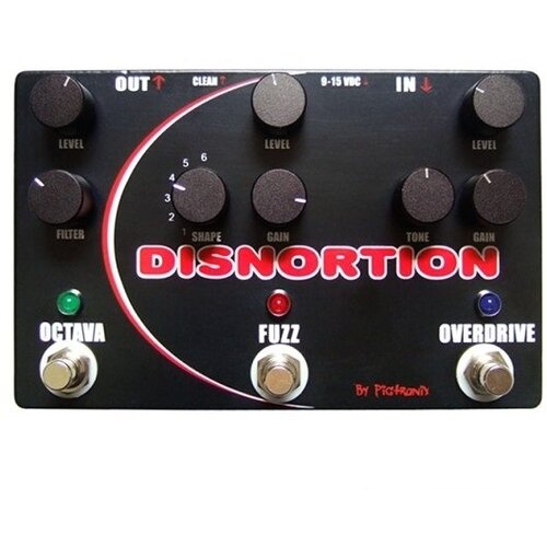 Гитарная педаль эффектов/ примочка Pigtronix OFO Disnortion - Octave Fuzz Overdrive гитарная педаль эффектов примочка pigtronix exp dual expression pedal