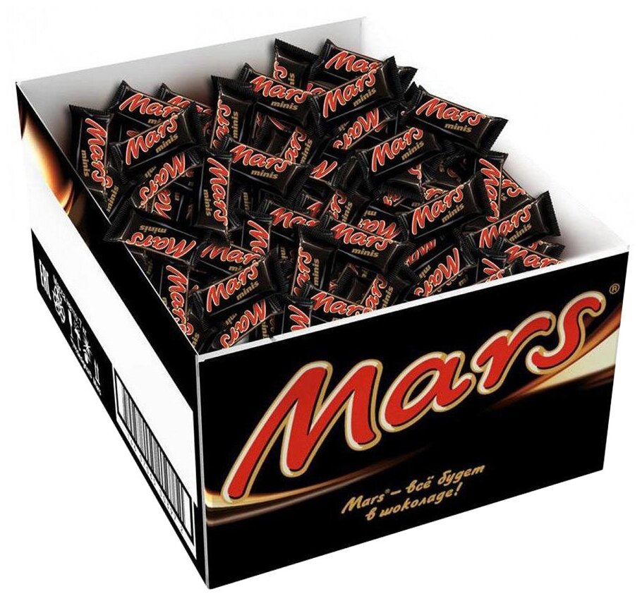 Mars Minis с карамелью и нугой