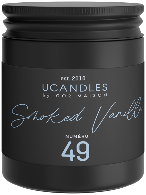 Ucandles Ароматическая свеча в банке Smoked Vanilla Terre Masculine, 190 г