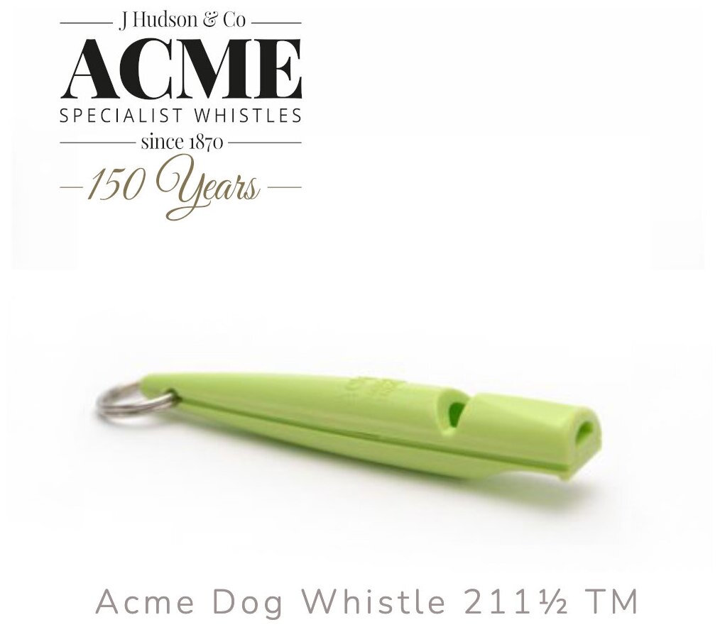 Свисток для дрессировки собак Acme Dog Training Whistle 211.5 лаймовый