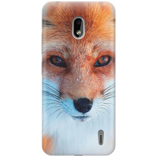 фото Силиконовый чехол на nokia 2.2 / нокиа 2.2 с принтом "спокойный лис" gosso