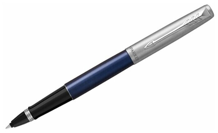Ручка-роллер PARKER Jotter Core T63 (2089228) Royal Blue синий/серебристый M черные чернила подар.кор.