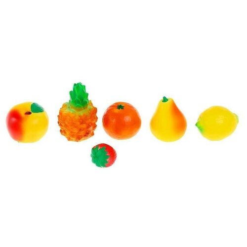 Набор резиновых игрушек Фрукты 1445₽